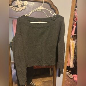 Free people crop sweater